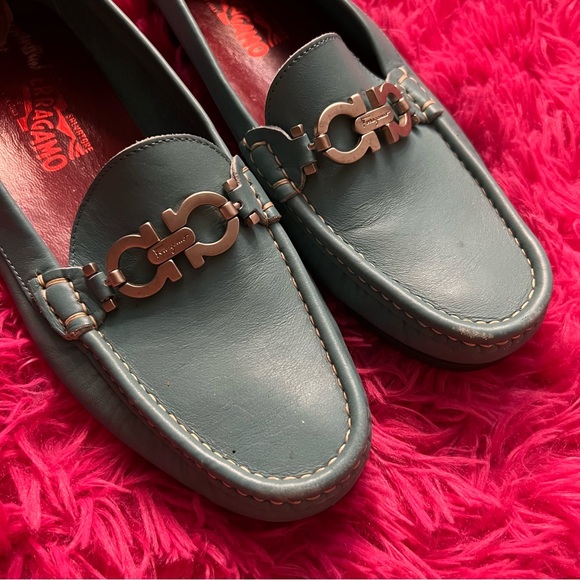 Salvatore Ferragamo Women’s Leather Loafers - Picture 9 of 11